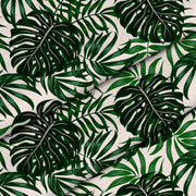 Tropical Leaves Pattern-Tablecloth Fabric