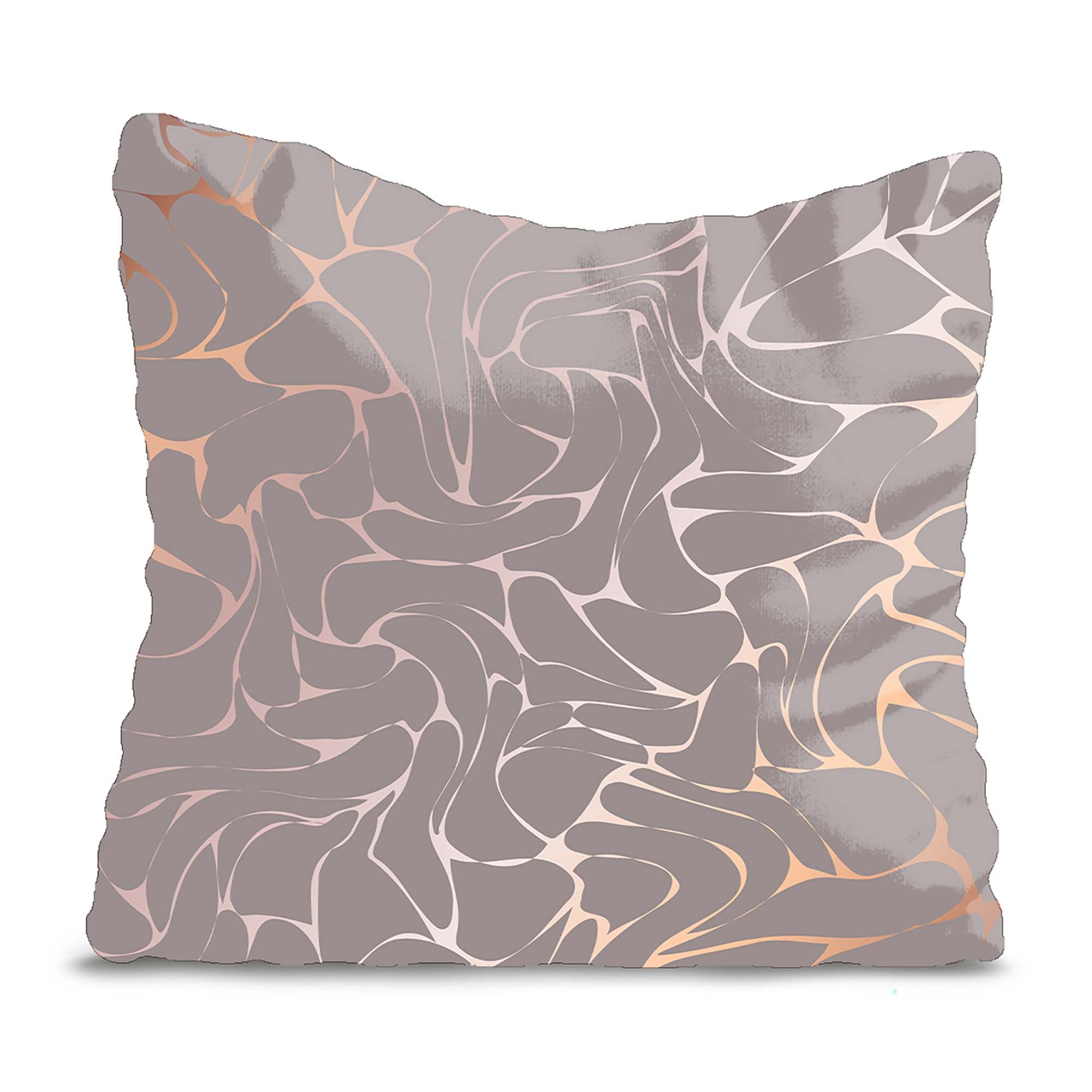 Gold Swirl Pillow-Oxford