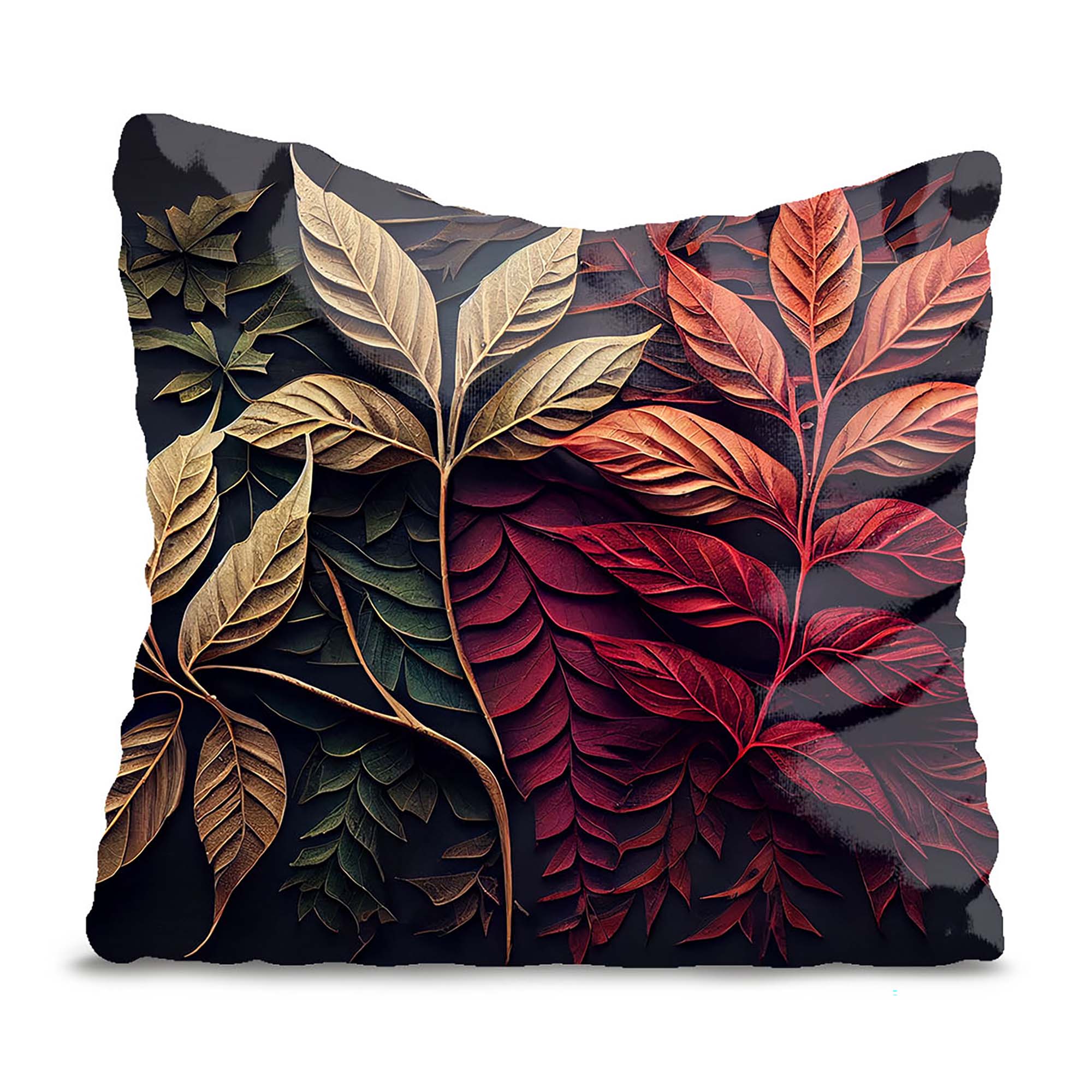 Autumn Leaves Pillow-Oxford