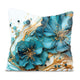 Watercolor Flowers Pillow-Panama