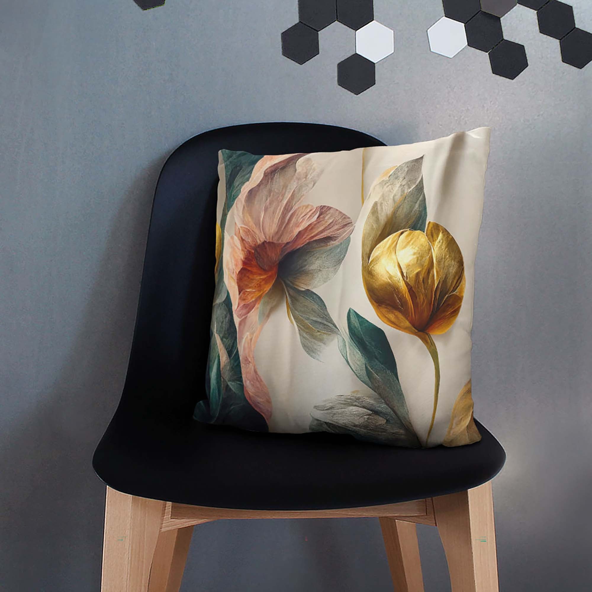 Abstract Flowers Pillow