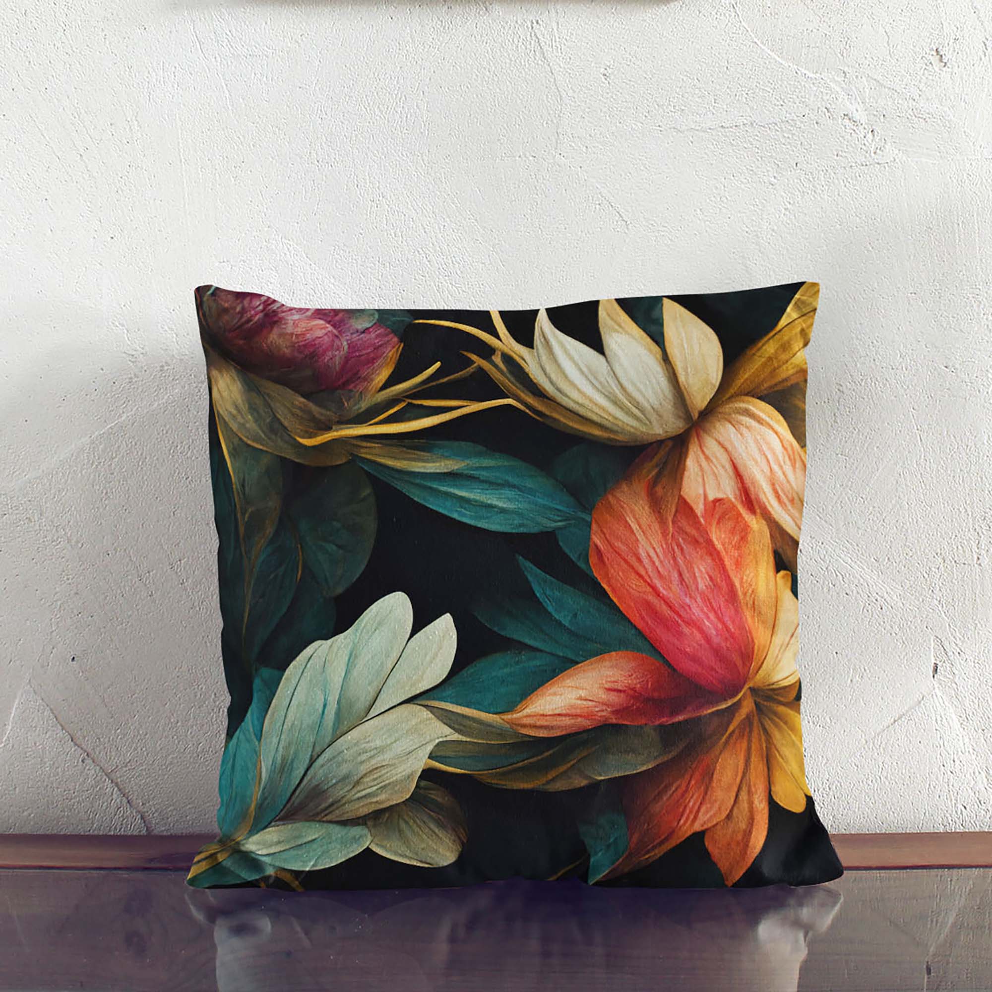 Autumn Garden Pillow-Panama