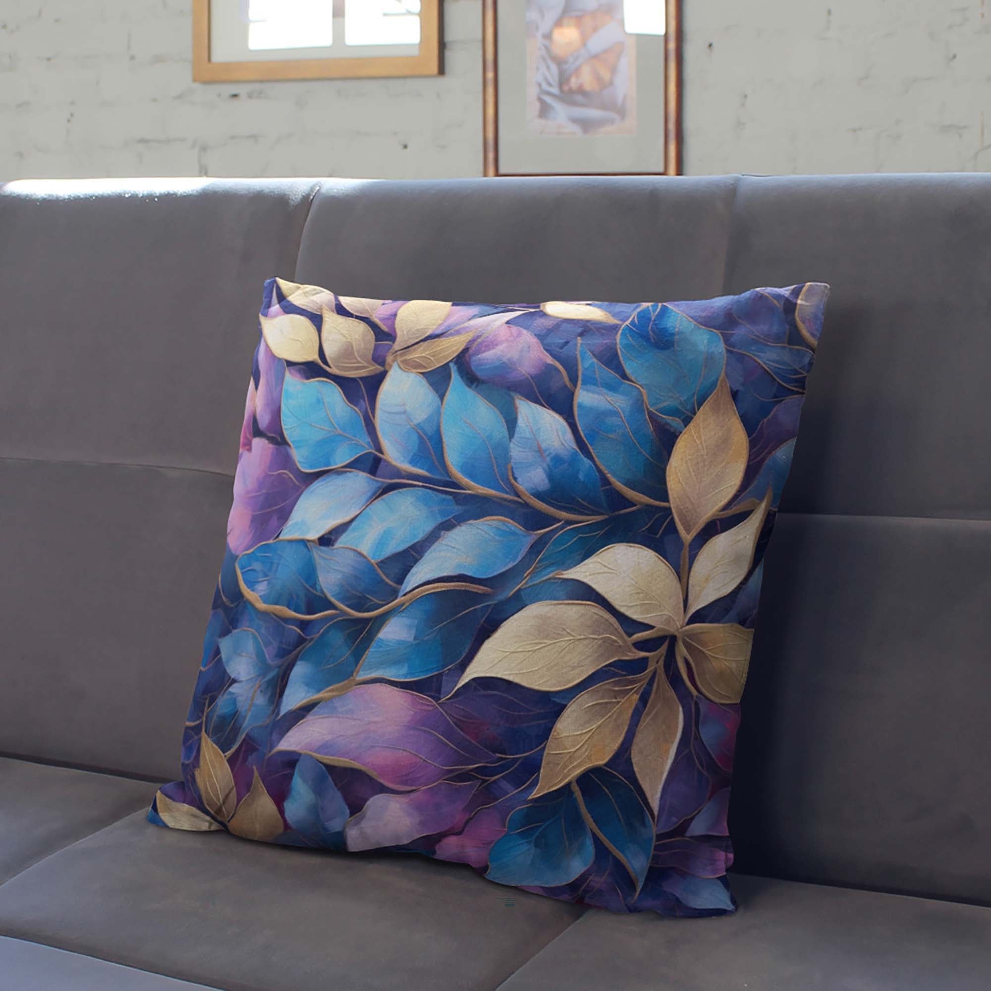 Blue Elegance Pillow-Oxford