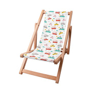 Wooden Deck Chair Traveling Dogs-S