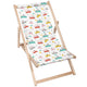 Wooden Deck Chair Traveling Dogs-M