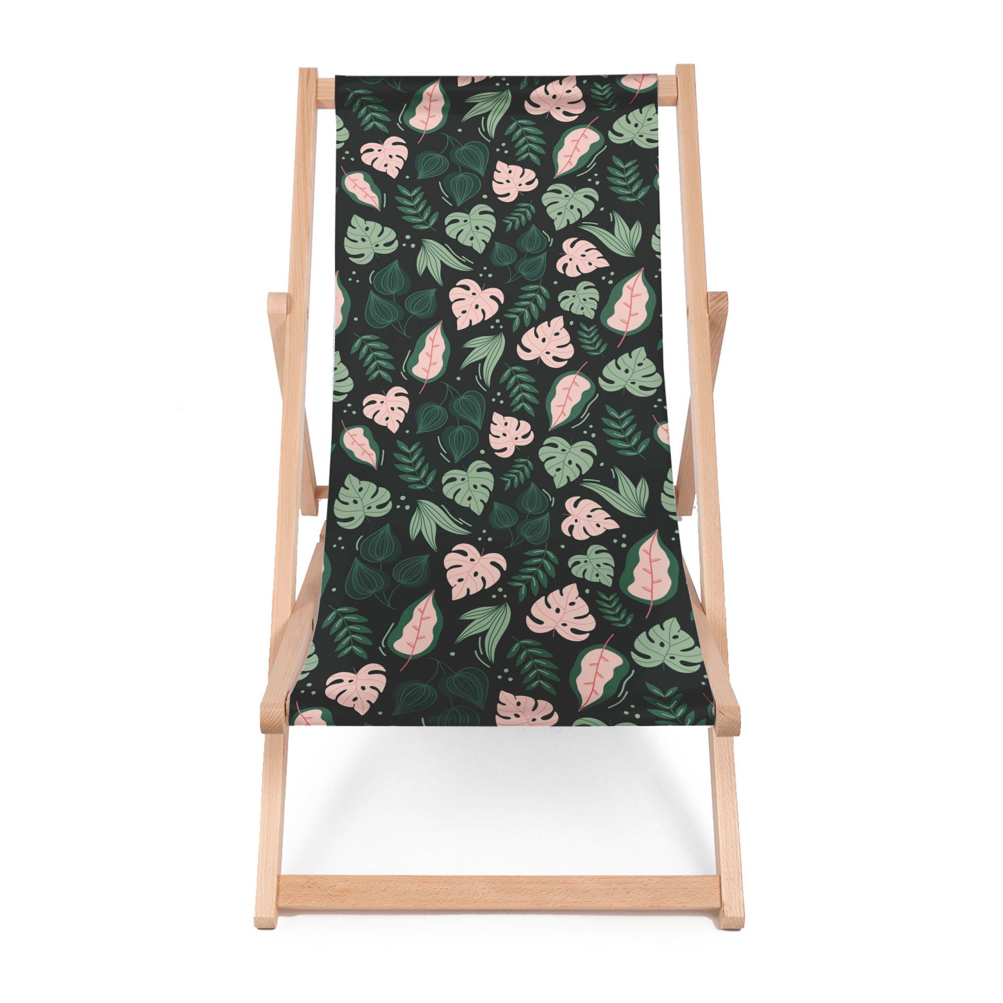 Wooden Deck Chair Great Monstera-M