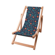 Wooden Deck Chair Poppy Meadow-S