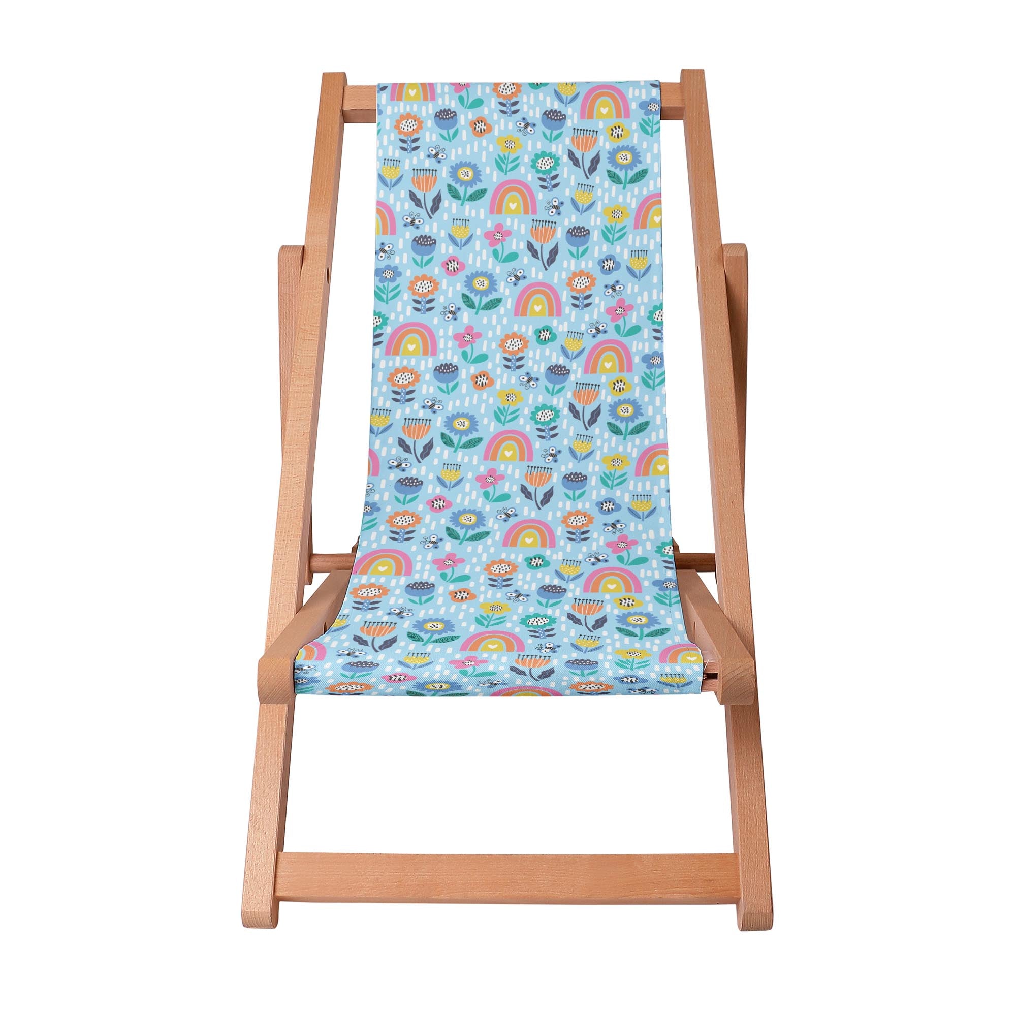 Wooden Deck Chair Happy Childhood-S