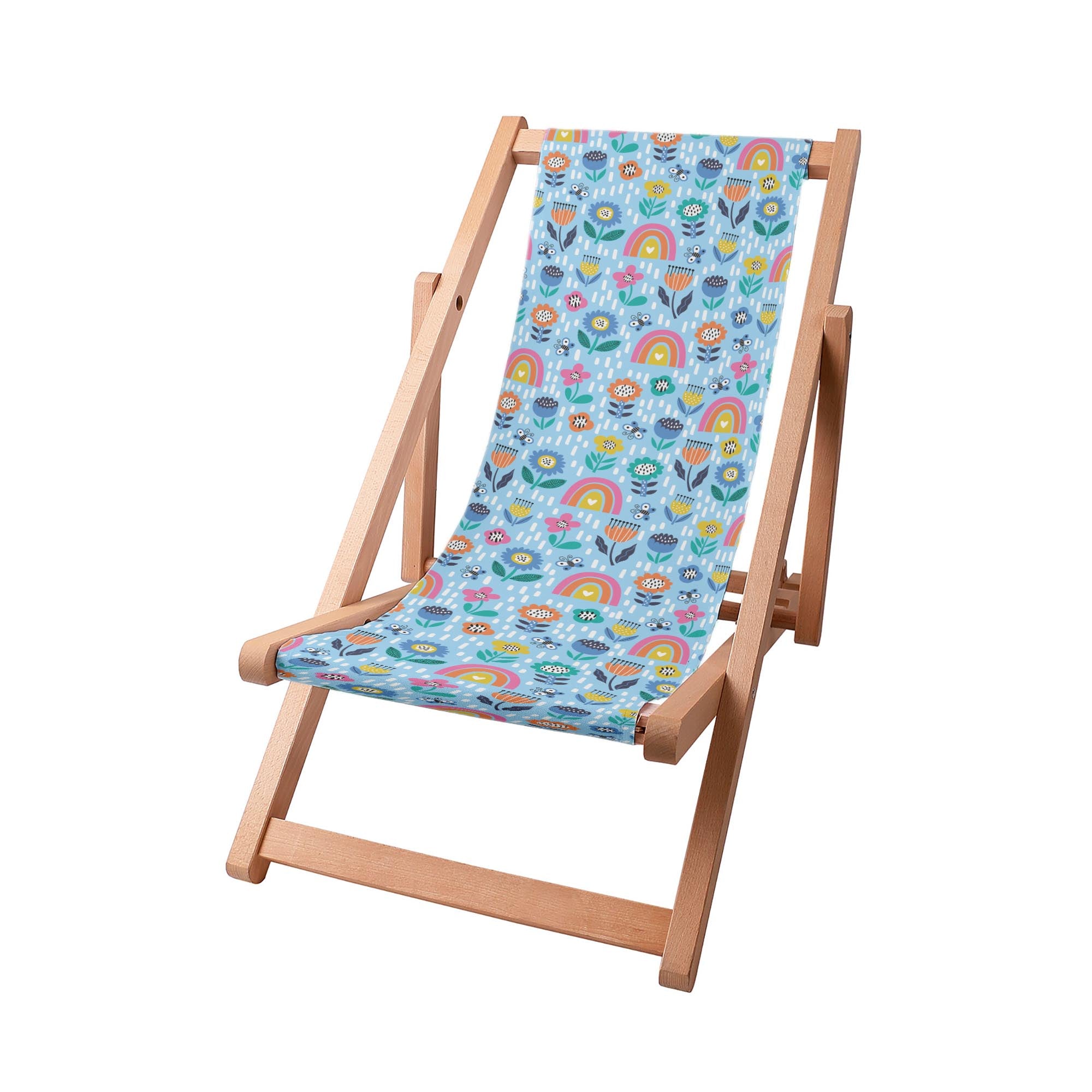Wooden Deck Chair Happy Childhood