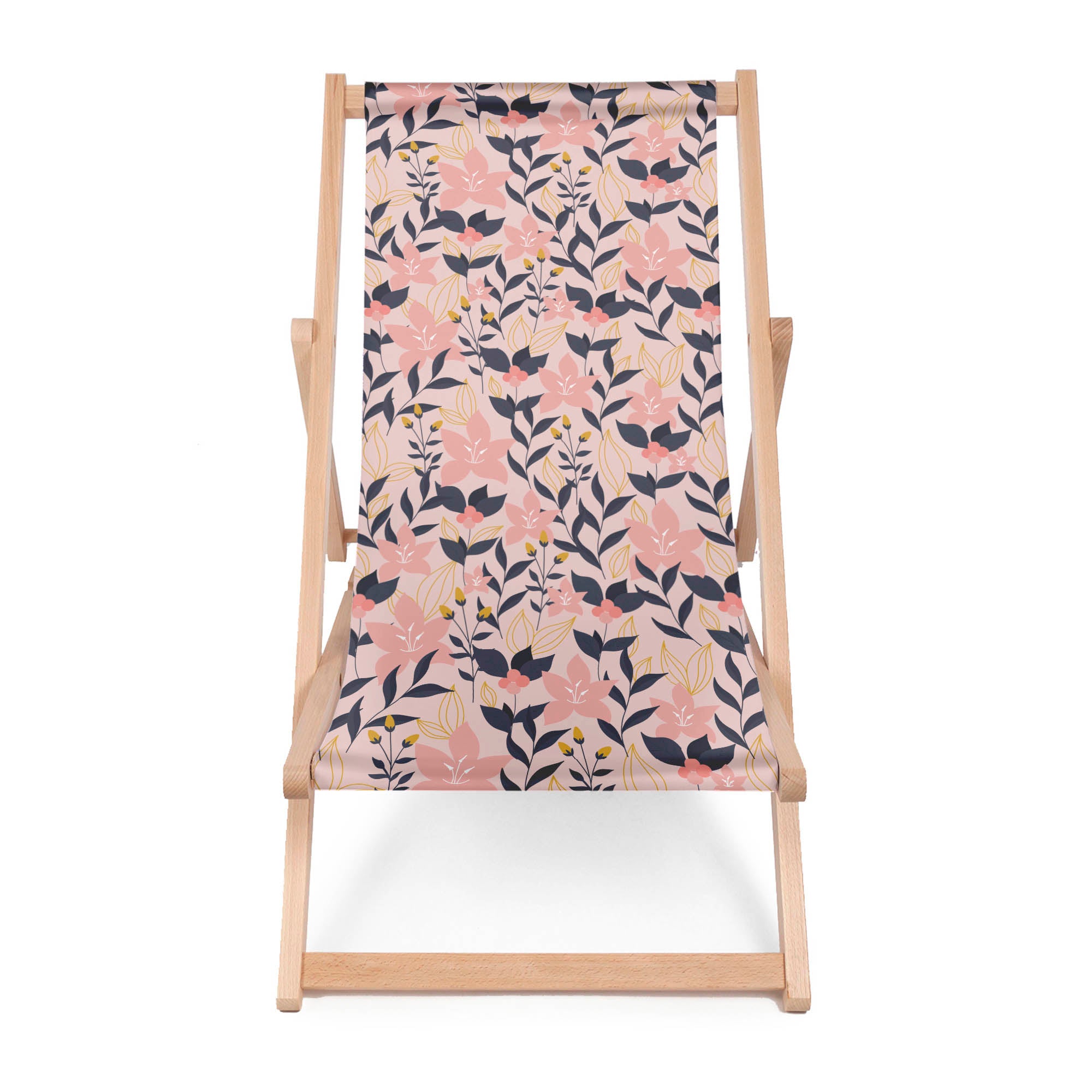 Wooden Deck Chair Calm Evening-M