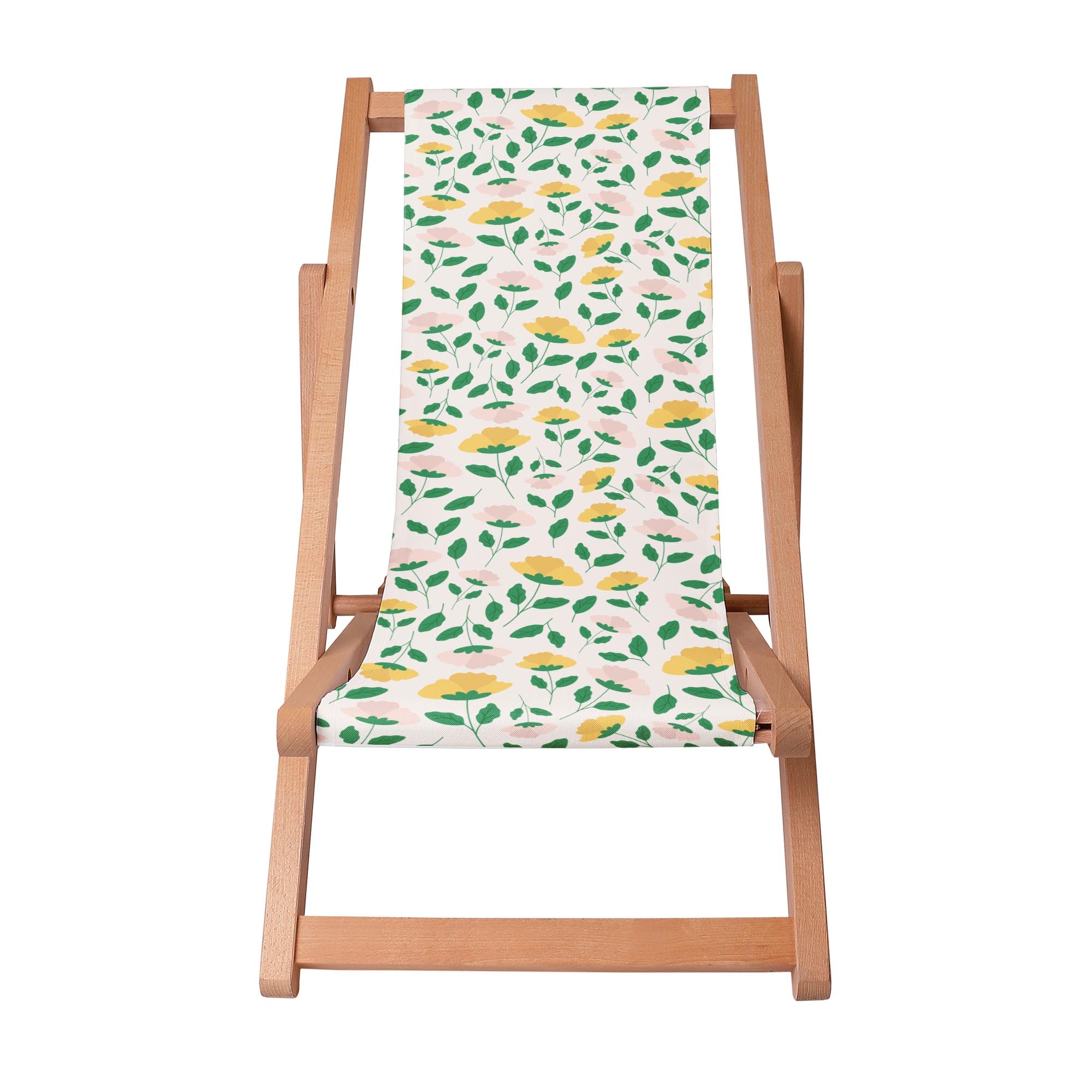 Wooden Deck Chair Flower Market