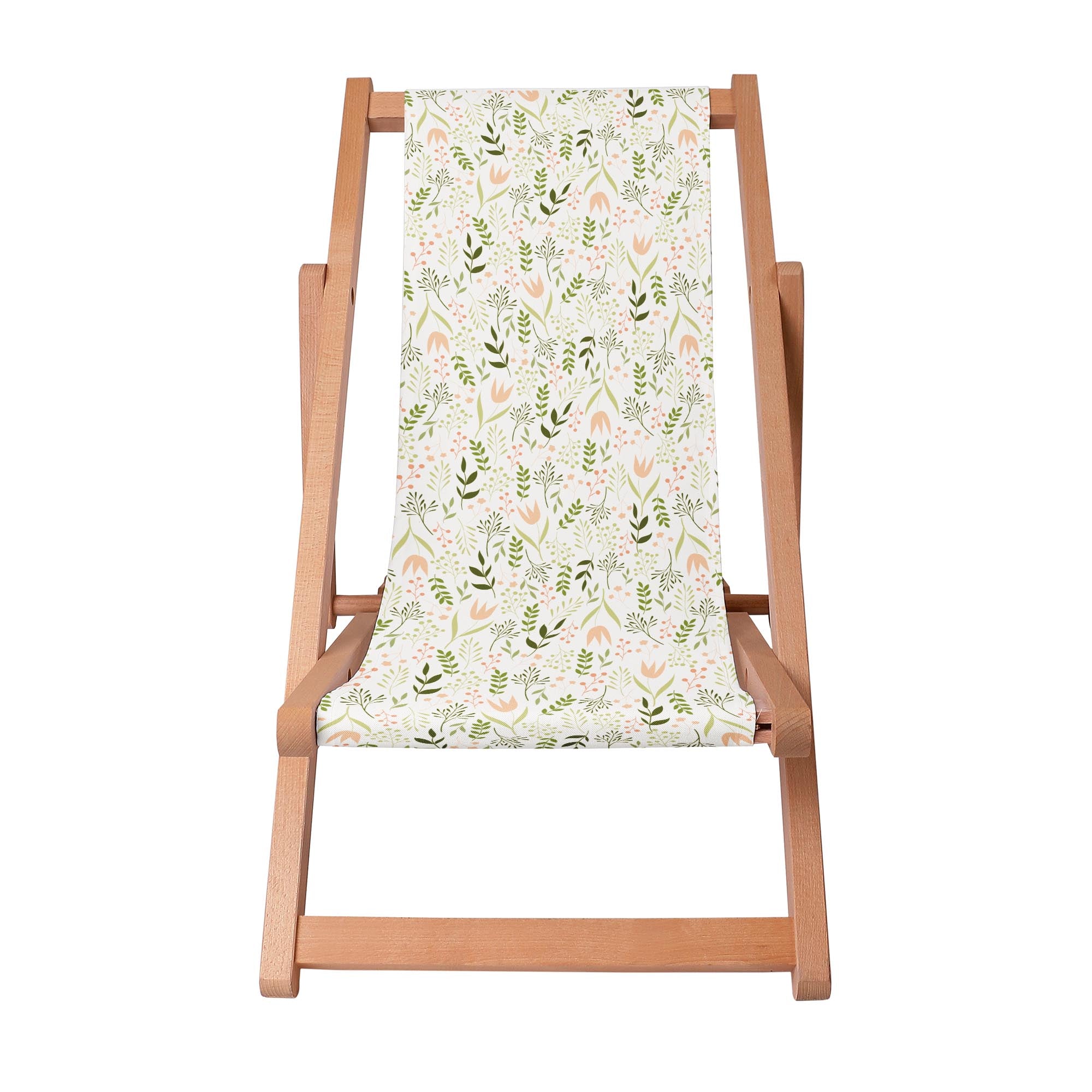 Wooden Deck Chair Warm Morning-S