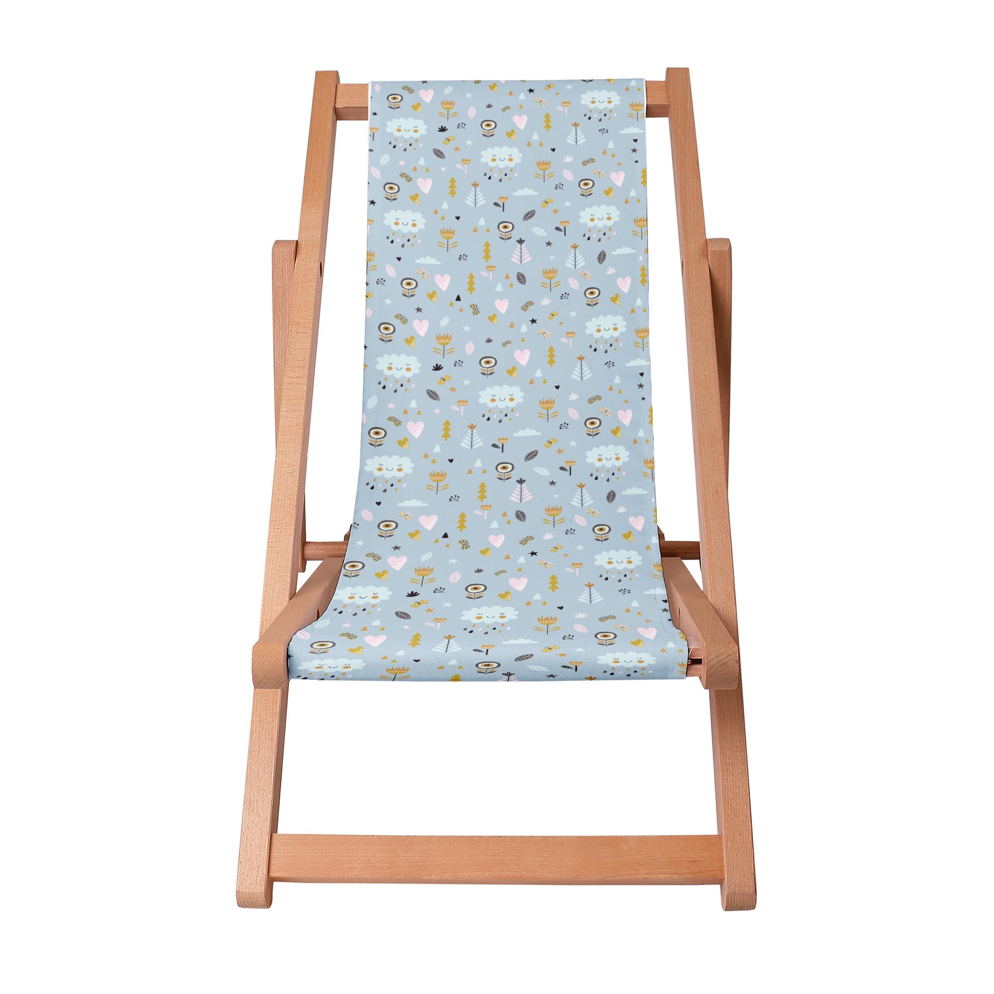 Wooden Deck Chair The Weather is Good