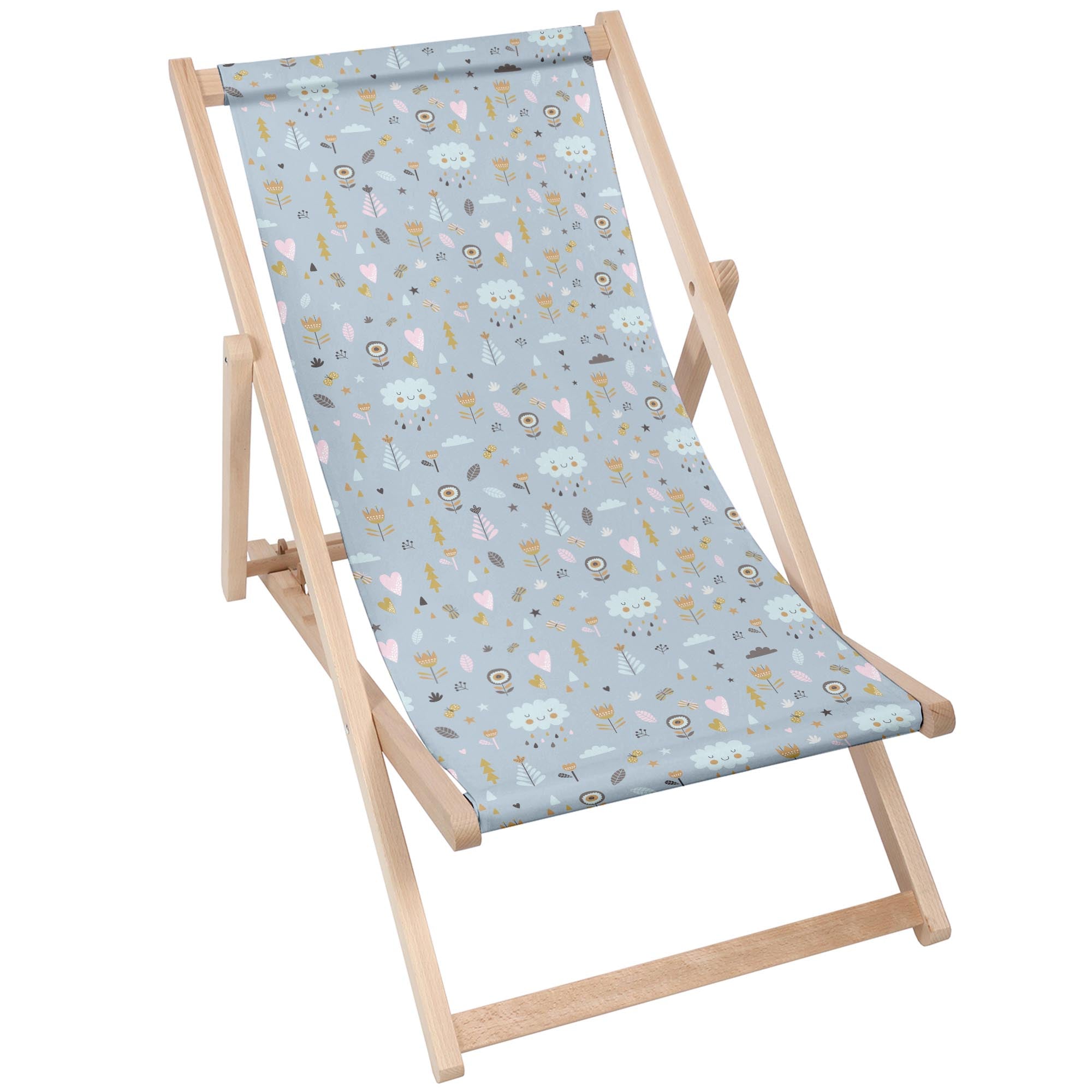 Wooden Deck Chair The Weather is Good-M