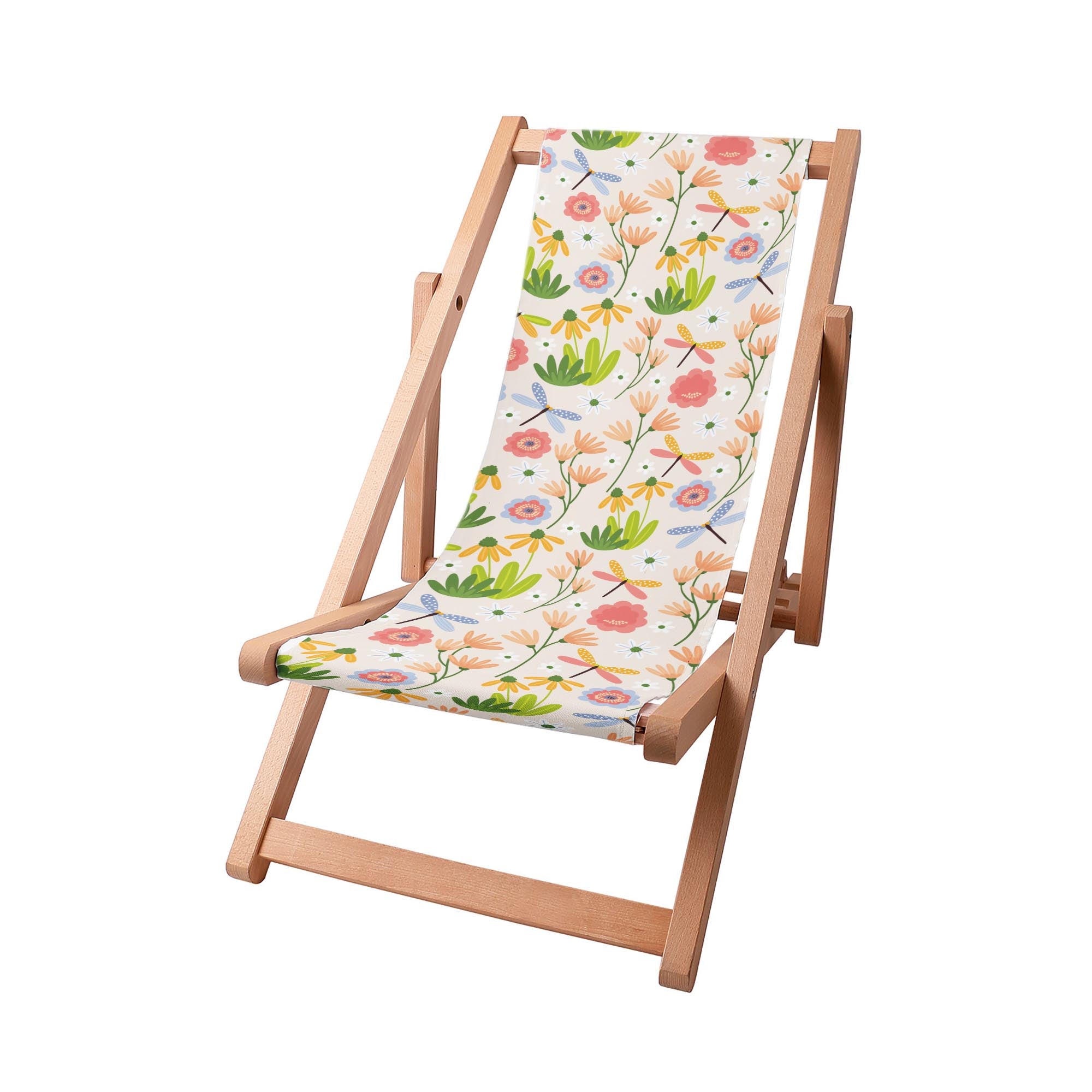 Wooden Deck Chair Garden Happiness
