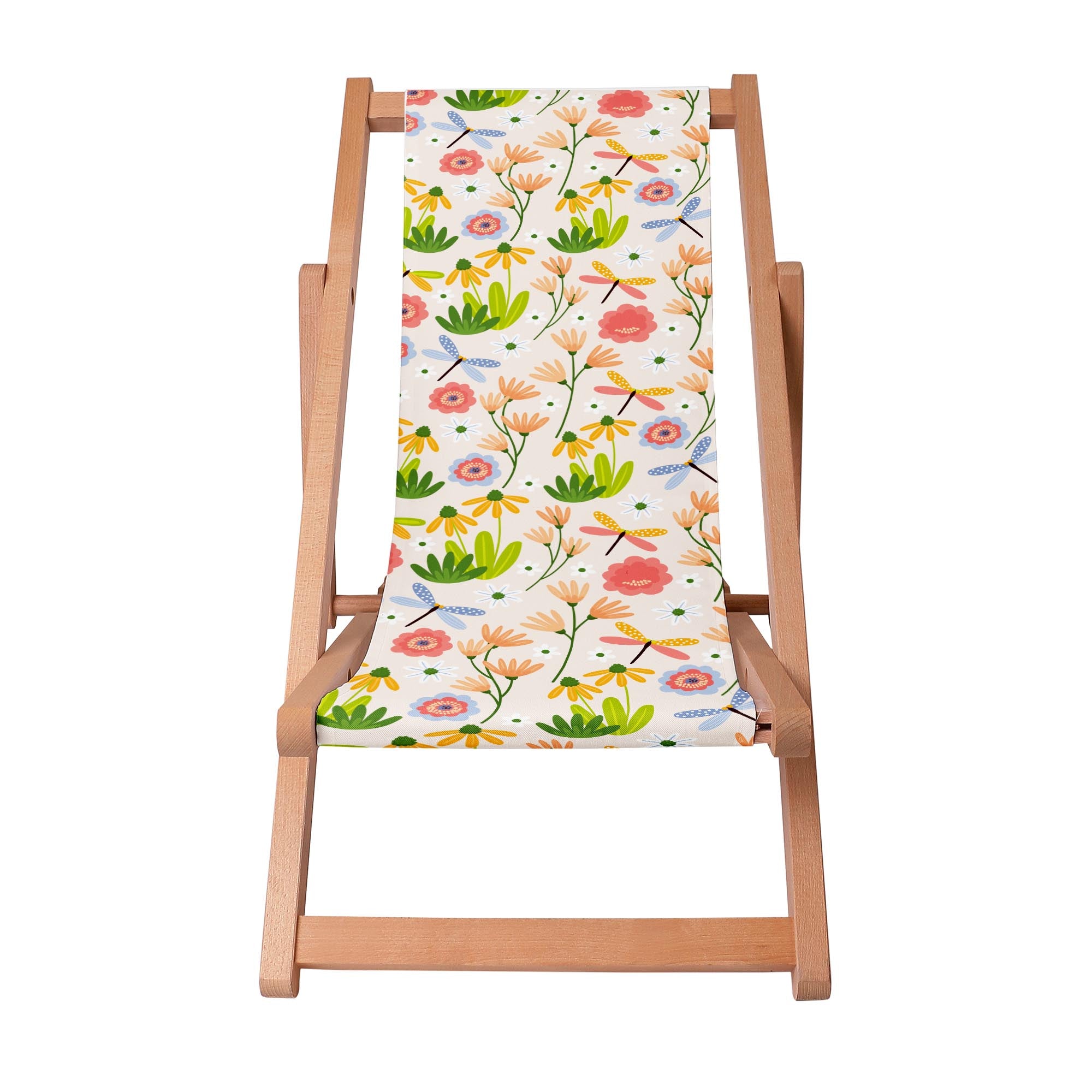 Wooden Deck Chair Garden Happiness-S
