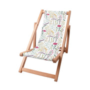 Wooden Deck Chair Dried Flowers