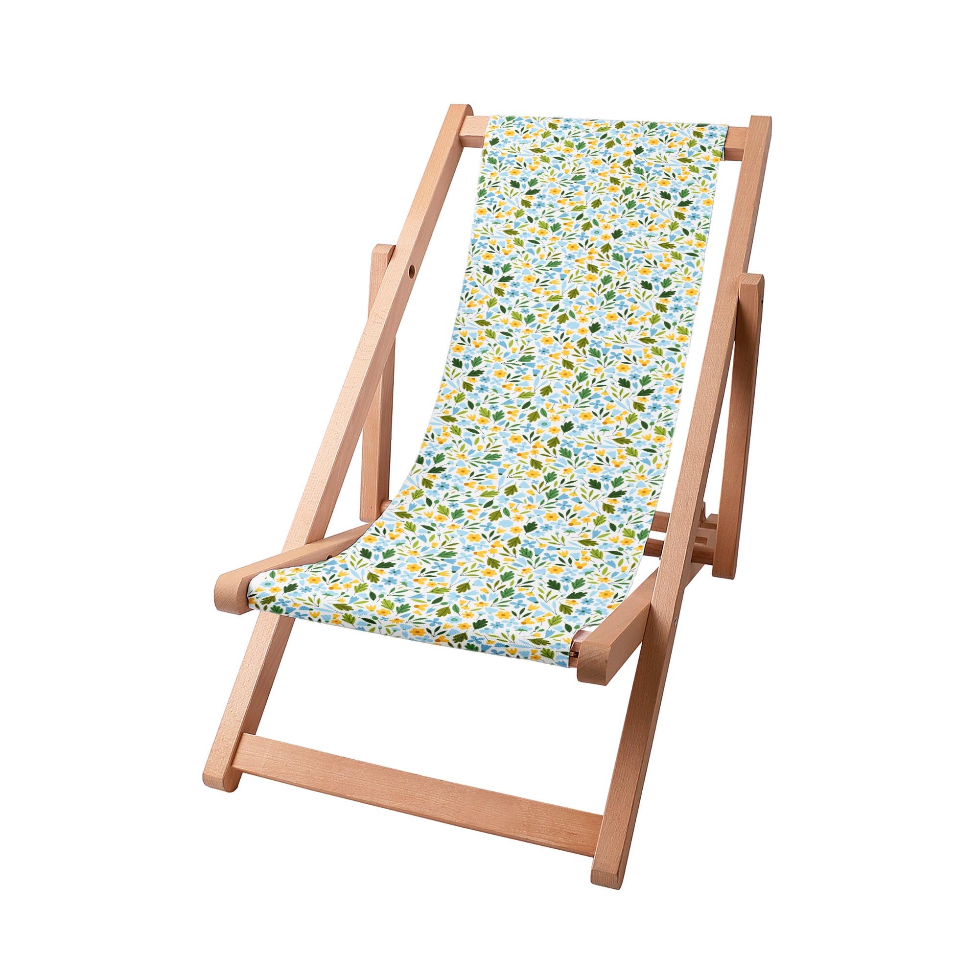 Wooden Deck Chair Forget Me Not-S