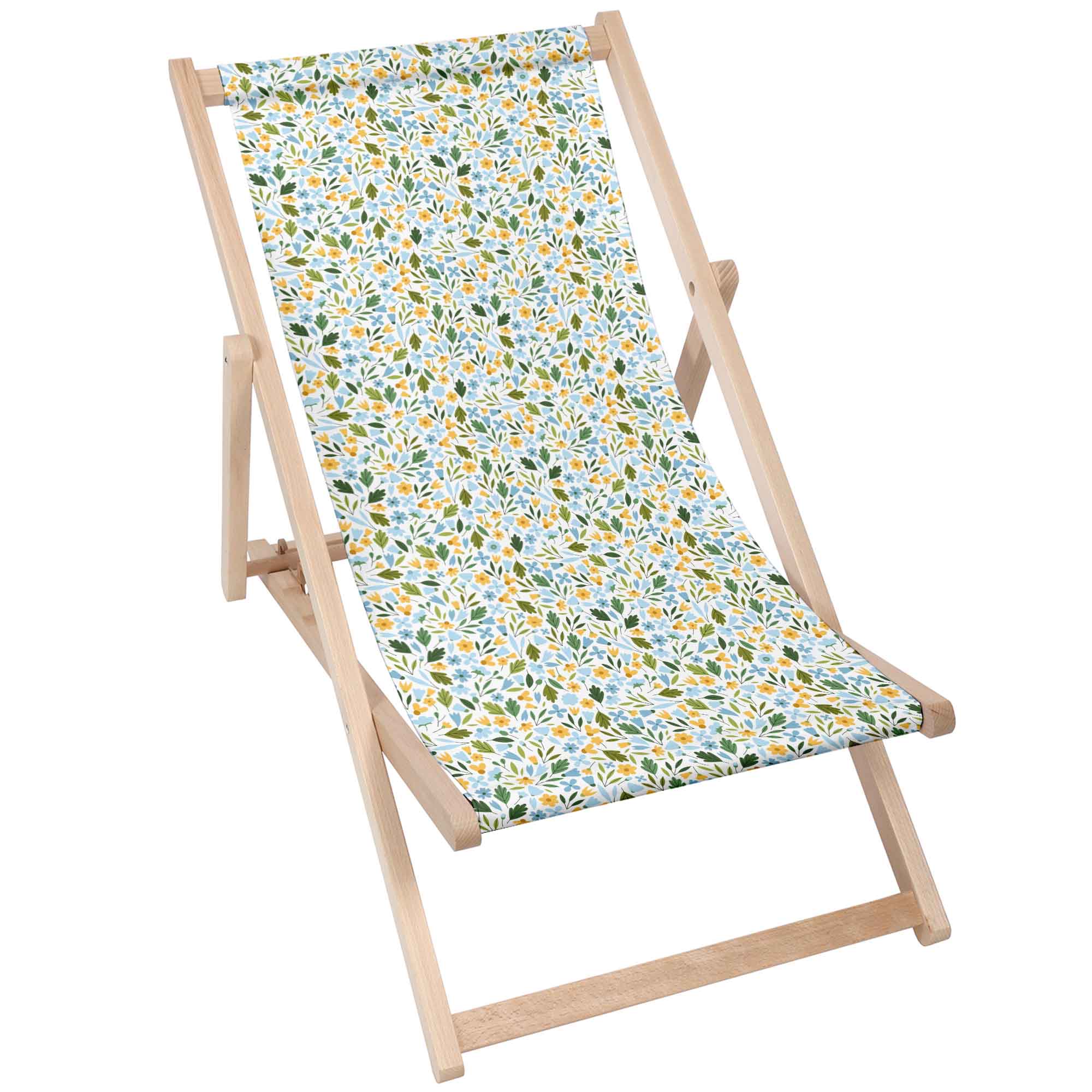 Wooden Deck Chair Forget Me Not-M