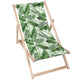 Wooden Deck Chair Big Leaves-M