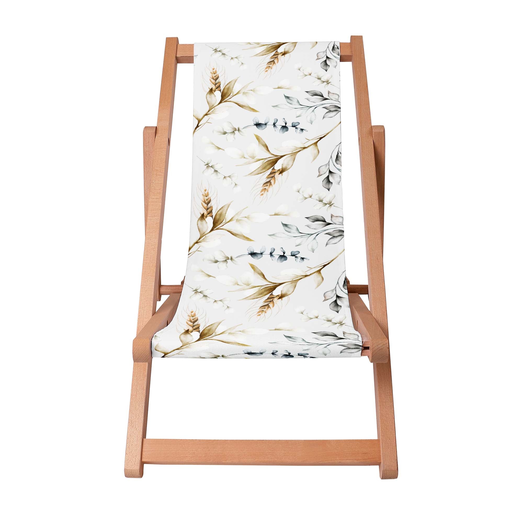 Wooden Deck Chair Winter Garden