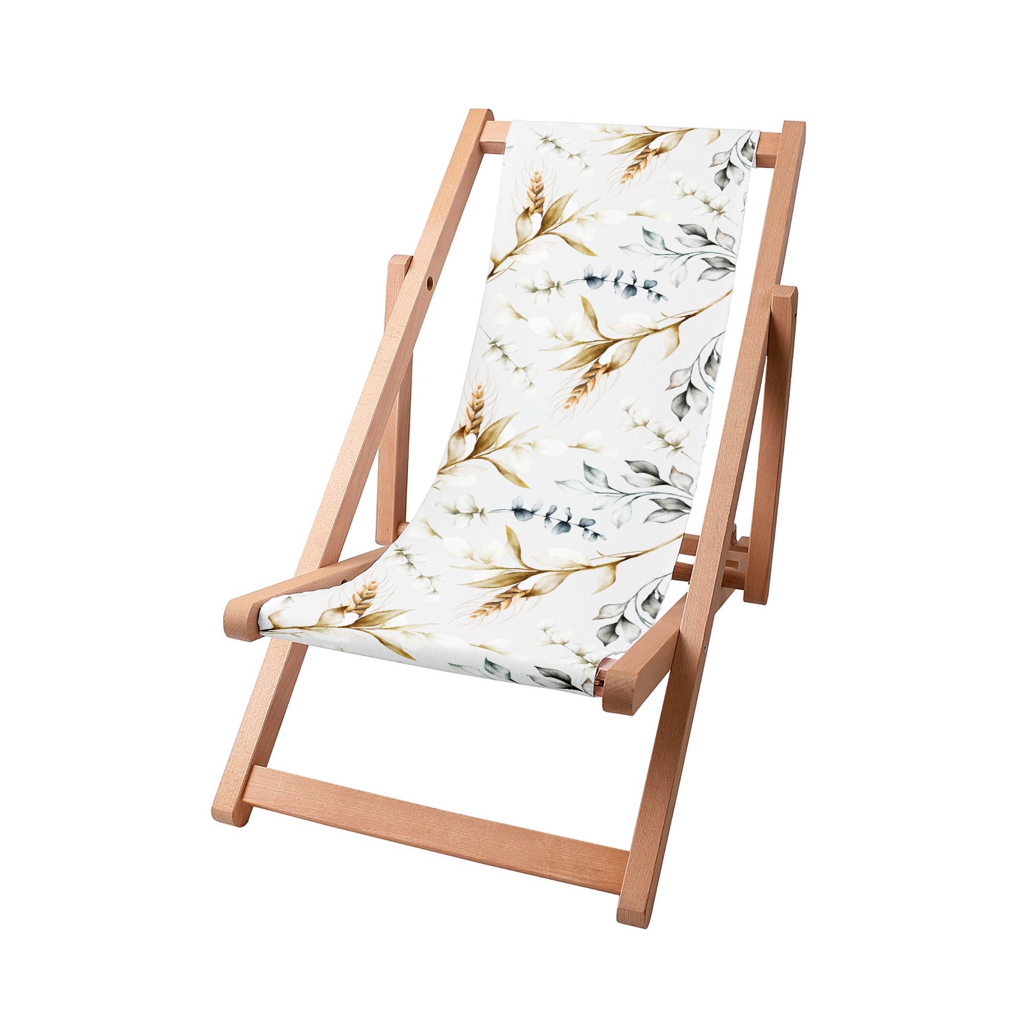 Wooden Deck Chair Winter Garden