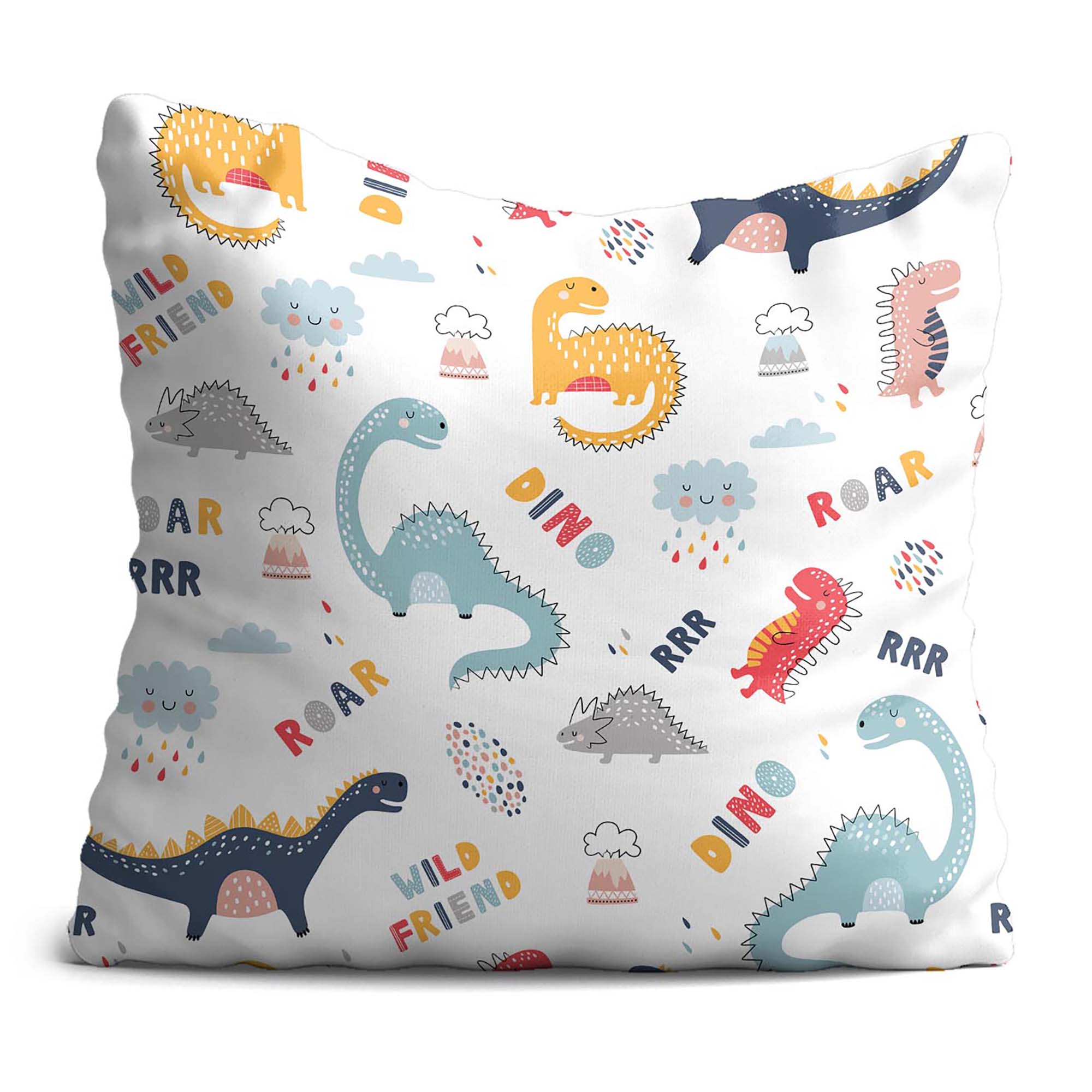 Funny Kids Dinosaurs Pillow