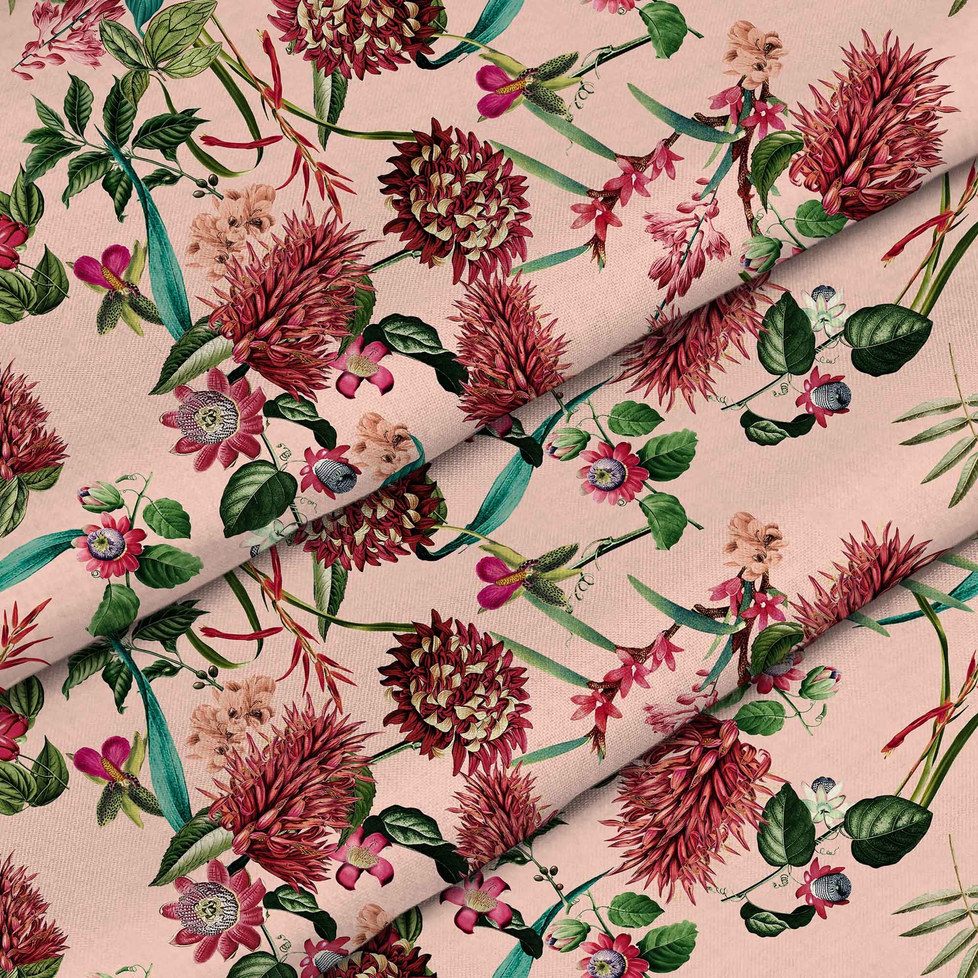 Dark Jungle Pink Oxford