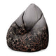 Pearshape Pouf Dark Flowers Mystery-S-Oxford