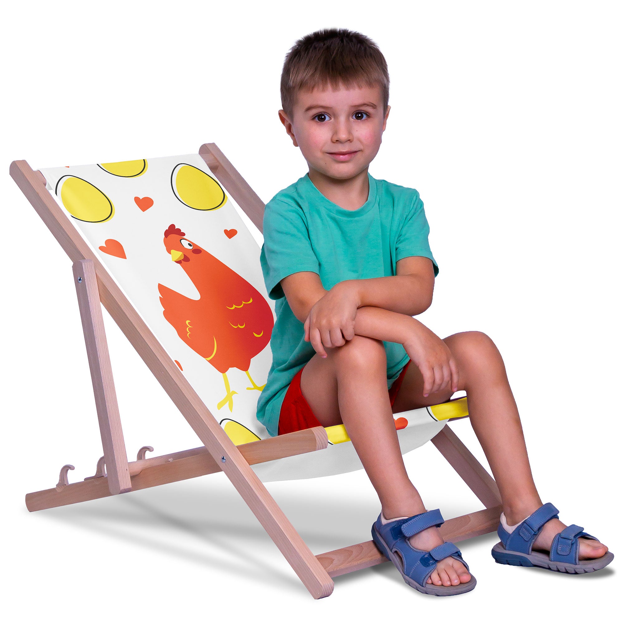Wooden Deck Chair Egglan-S
