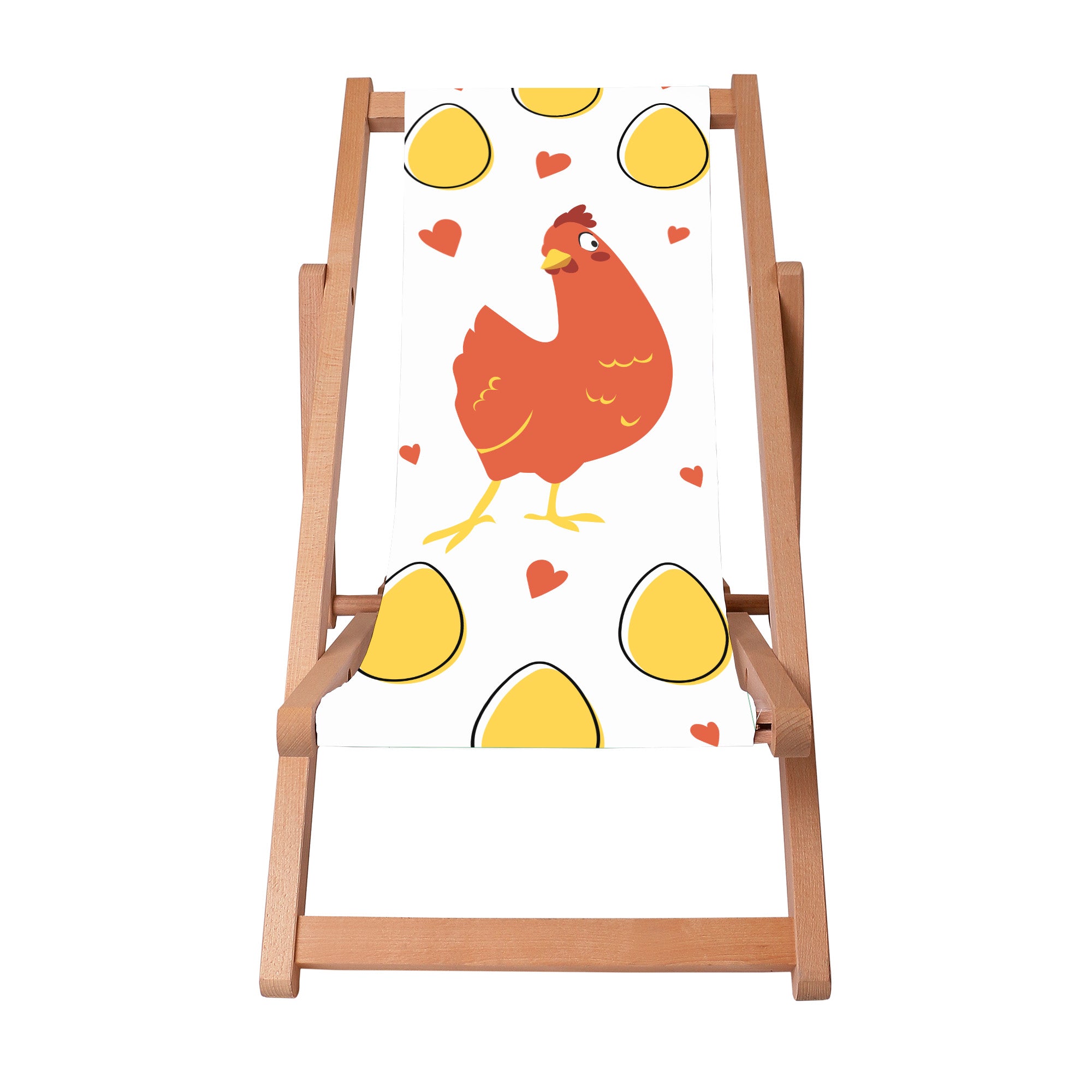 Wooden Deck Chair Egglan-S