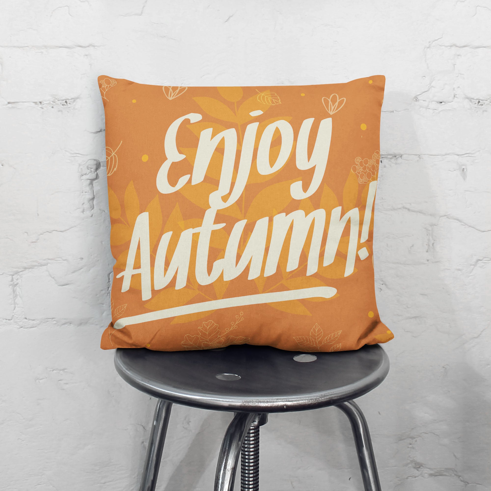 Enjoy Autumn Pillow-Velvet