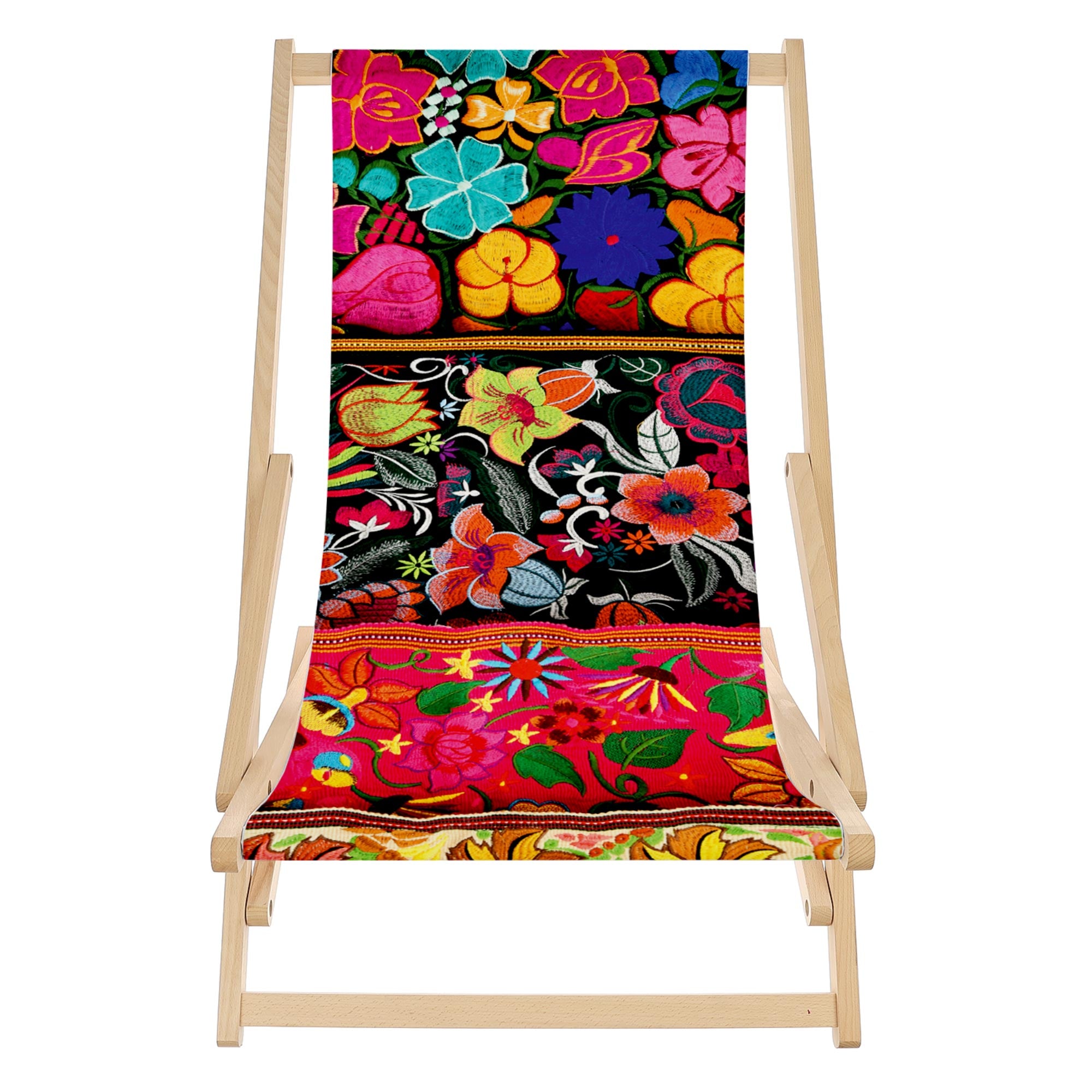 Rocking Deck Chair Ethno