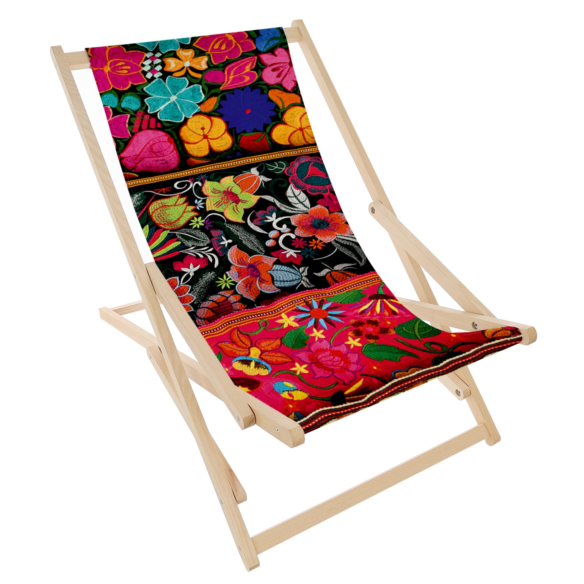 Rocking Deck Chair Ethno