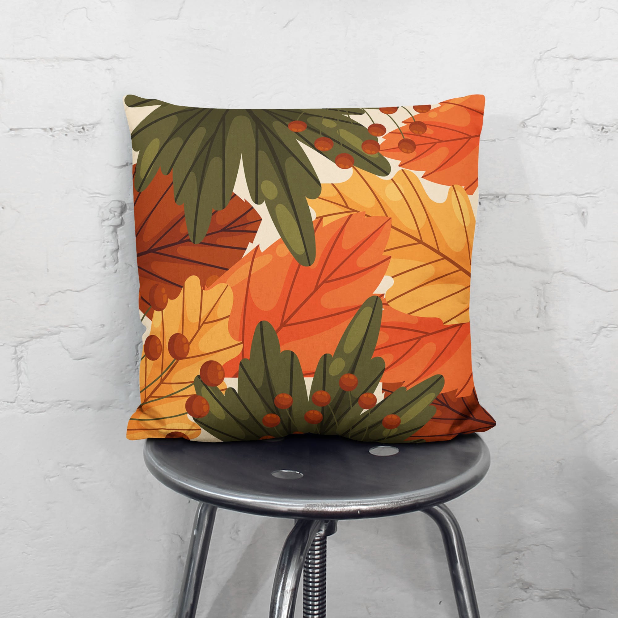 Falling Leaves Pillow-Oxford