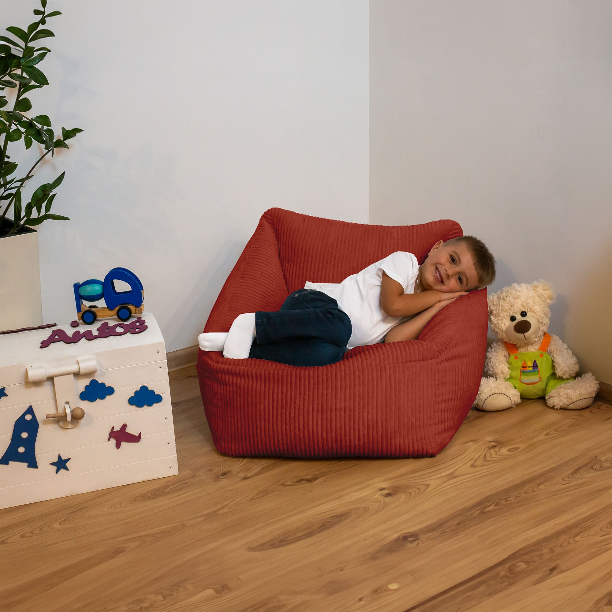 Children's Armchair Fired Brick