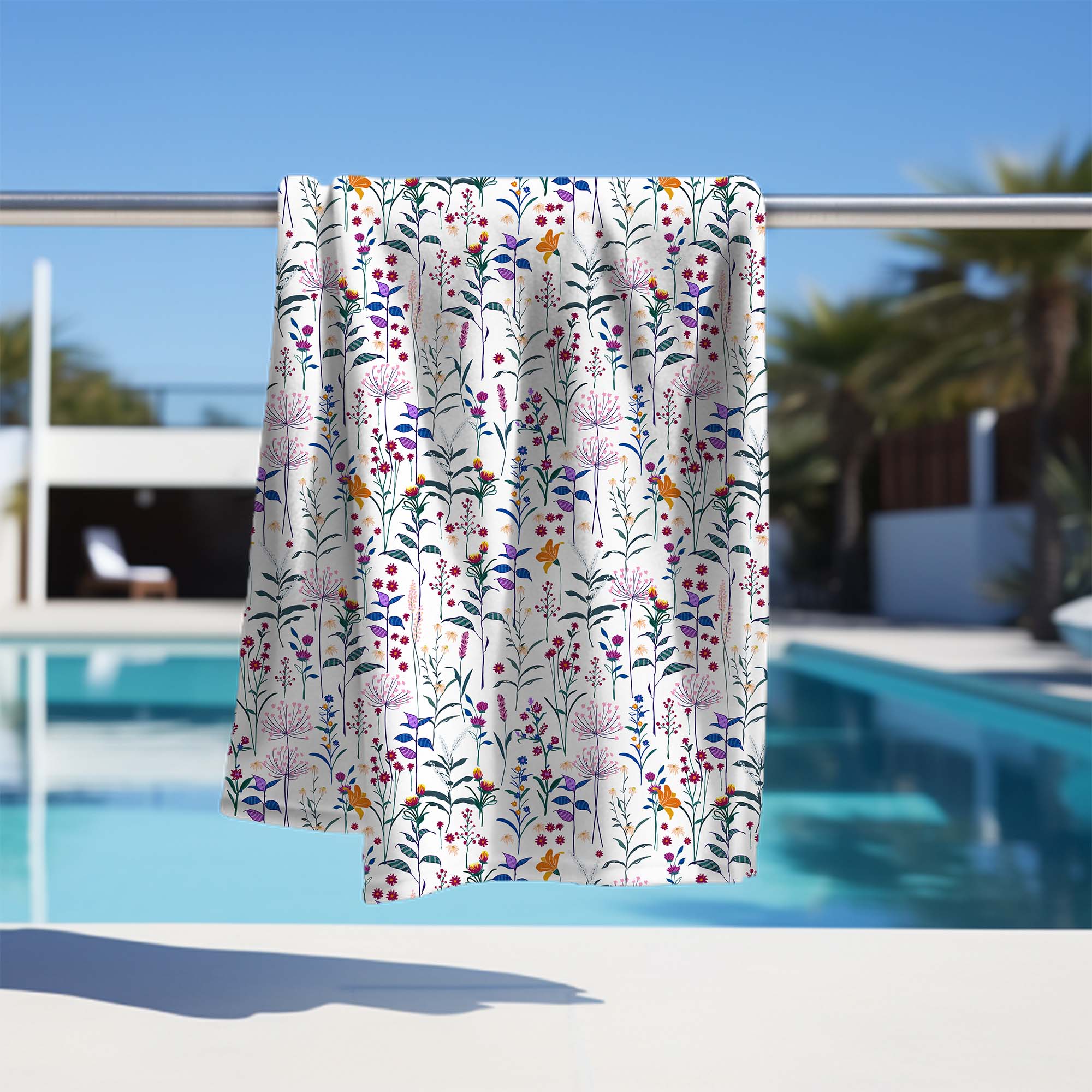 Color Meadow Towel-70x140 cm