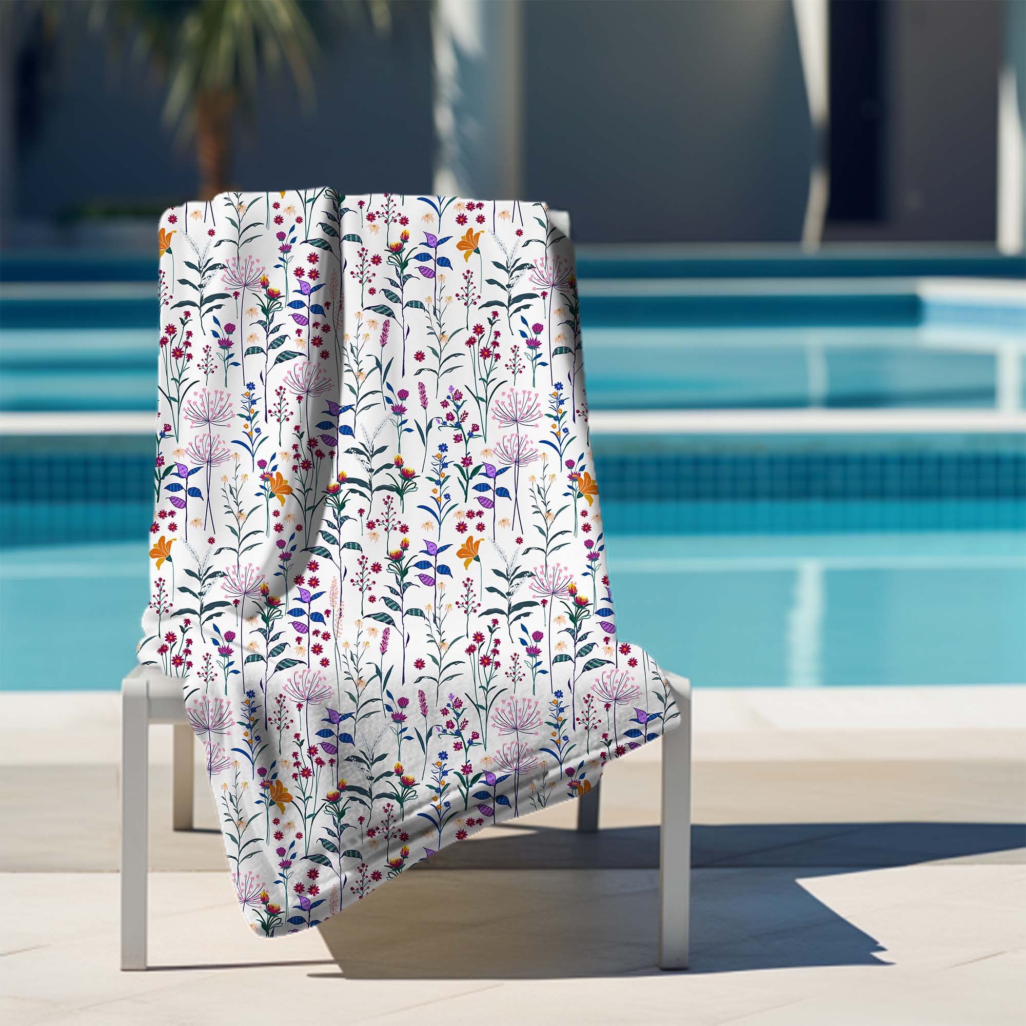 Color Meadow Towel-70x140 cm