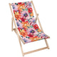 Wooden Deck Chair Floral Pattern-M
