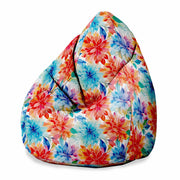 Puf Pearshape Kvetinové pozadie-S-Velvet