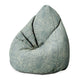Pearshape Pouf Floral Elegant Leaves-Oxford