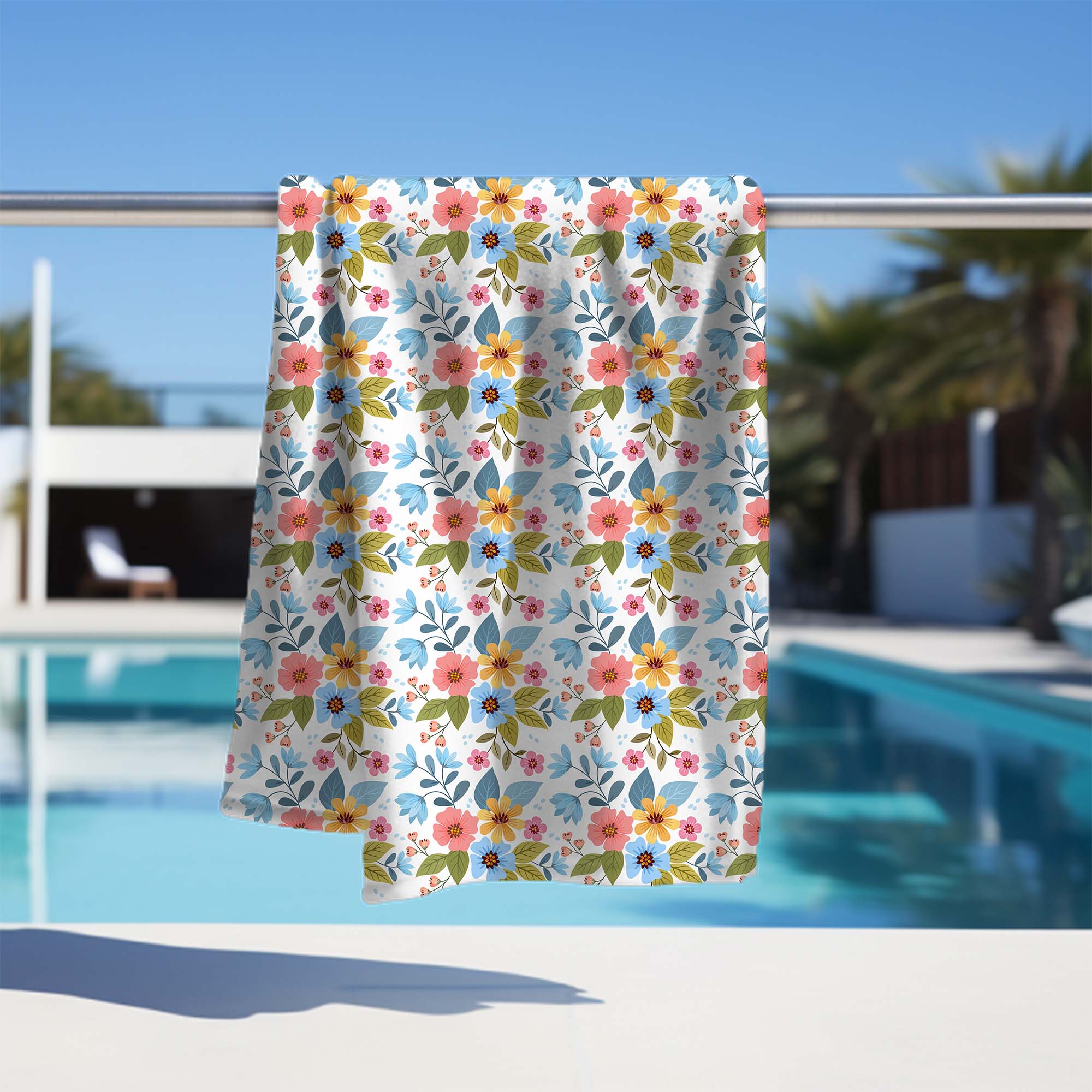 Floral Fantasy Towel-30x50 cm