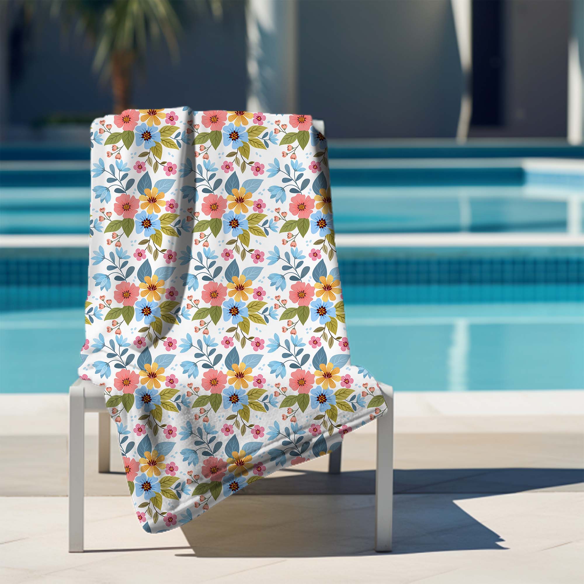 Floral Fantasy Towel