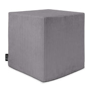 Qubik Frost Gray Pouf-40x40 cm