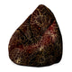 Puf Pearshape Deep Peonia-S-Velvet