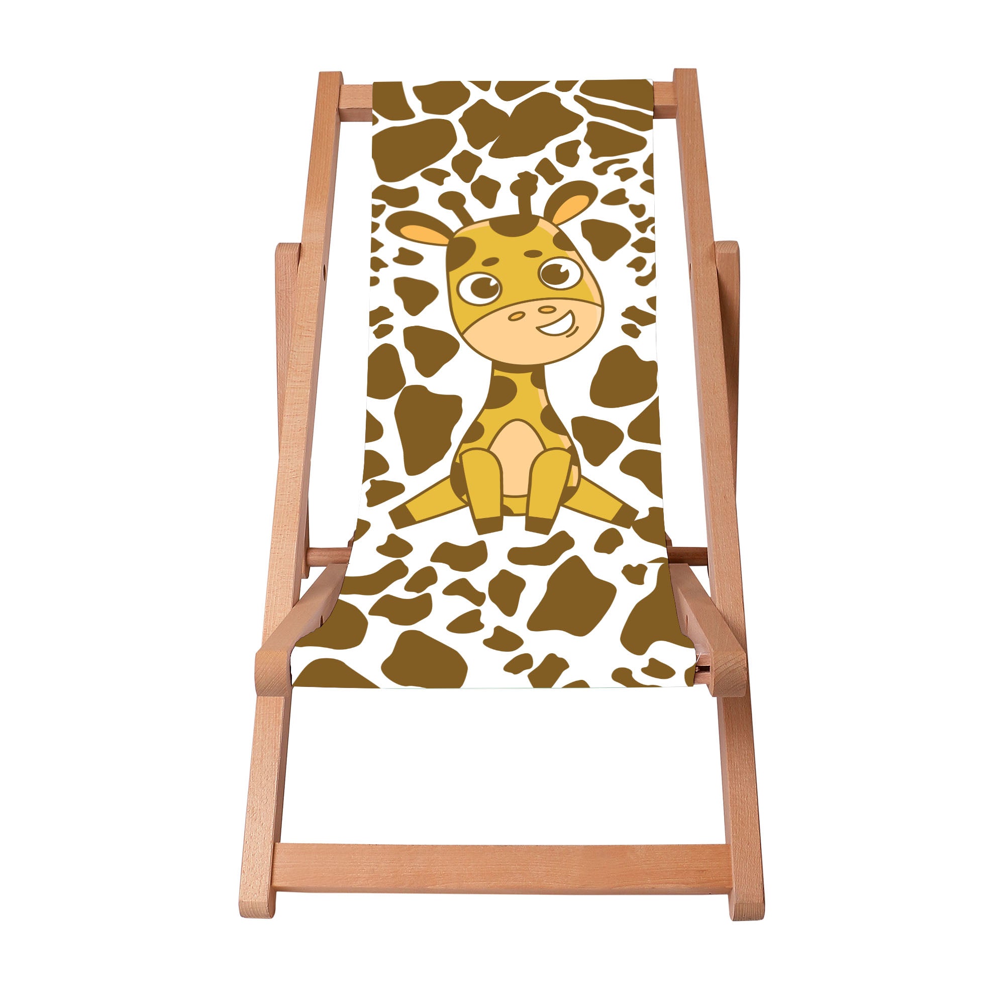 Wooden Deck Chair Giraffina