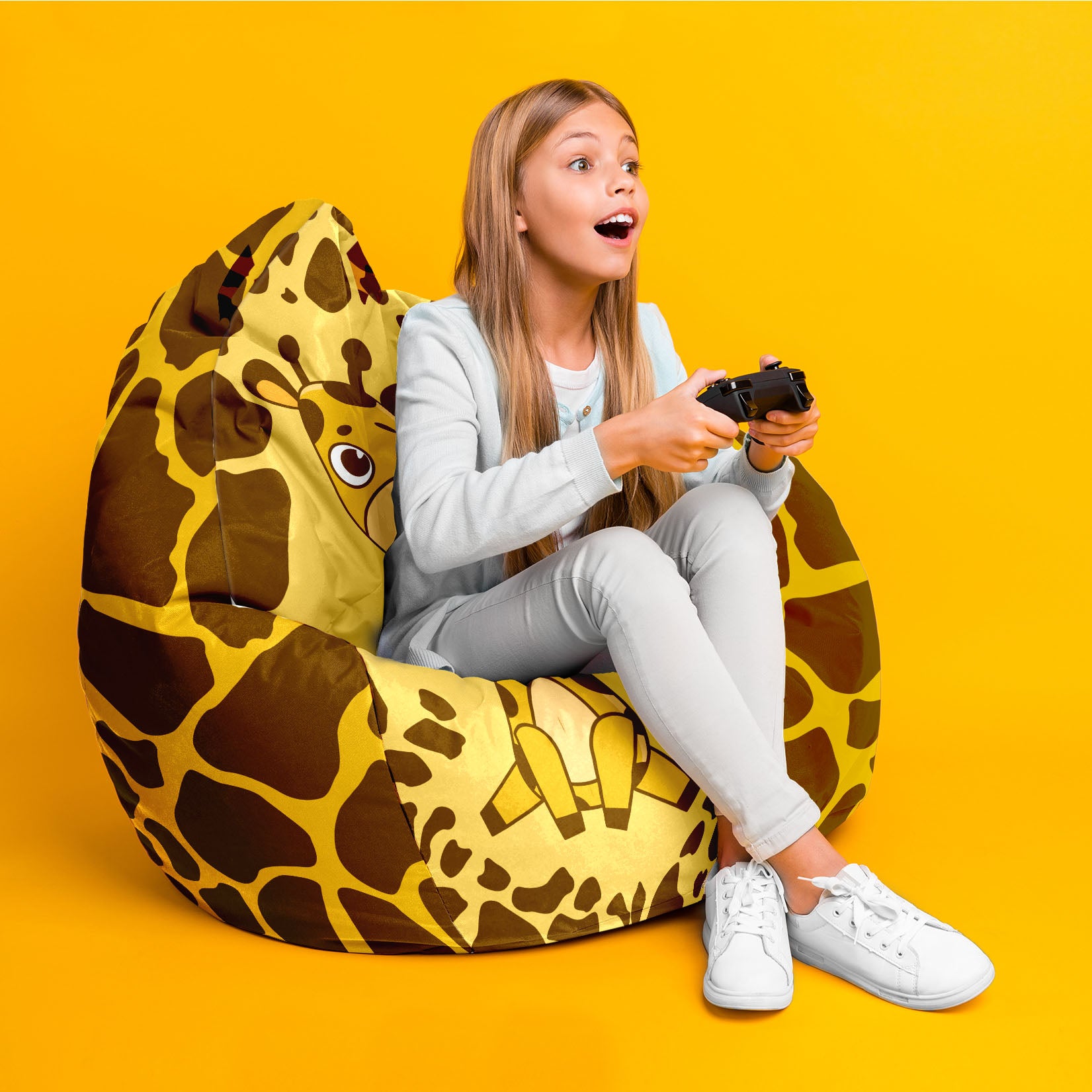 Pearshape Pouf Giraffina-M