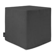 Qubik Granite Gray Pouf