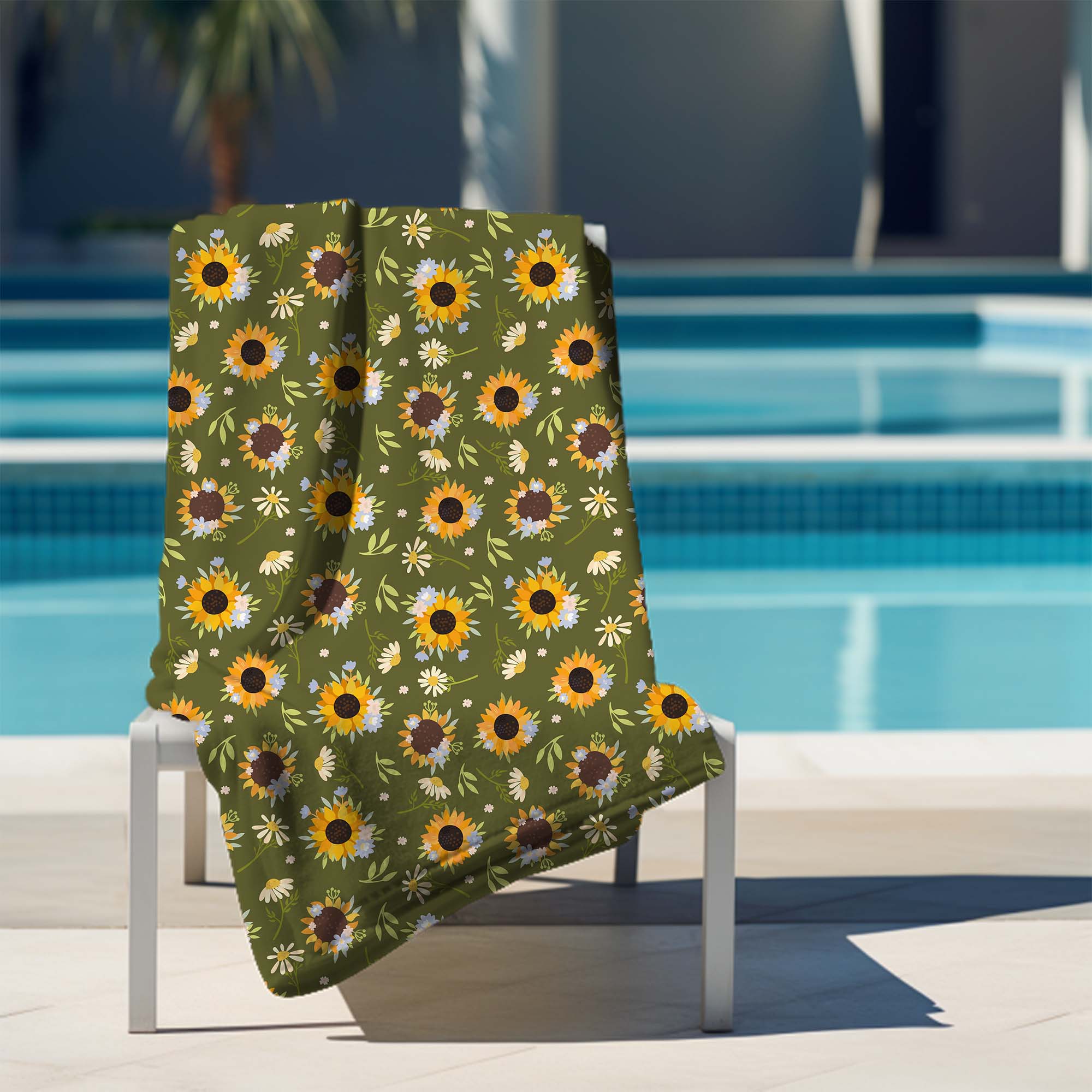 Handtuch Sonnenblumen-70x140 cm