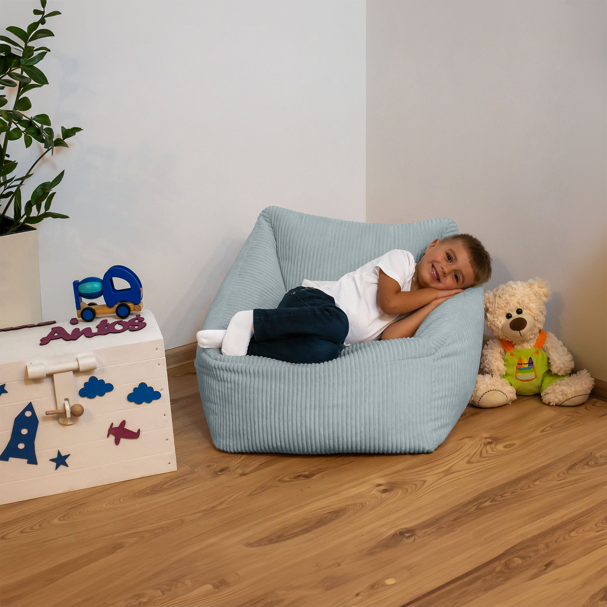 Children's Armchair Green Lily